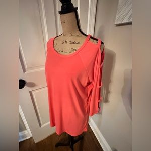 CW Classics Plus Size Top, Coral